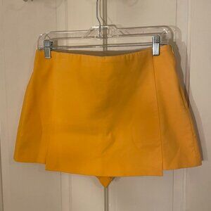 Zara Mustard Yellow Skort – Size L